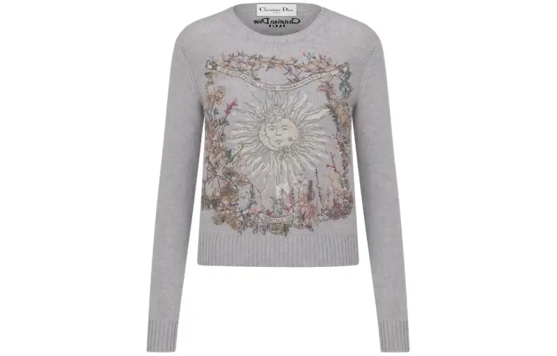 DIOR Cashmere Sweater Women's Gray