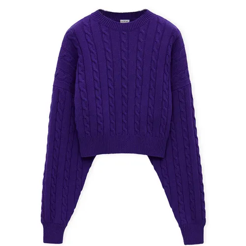 LOEWE Cable Knit Crewneck Jumper