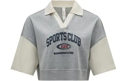 Reebok Polo Shirt Women's Light Heather Gray
