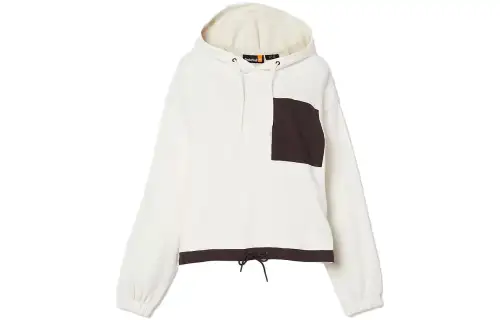 Timberland Sweatshirts Women's Vintage White Hooded Moderate Regular