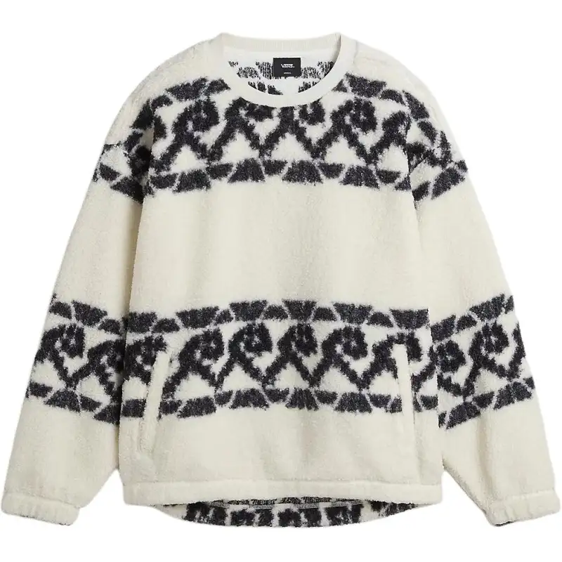 Vans Collett Boucle Crew Sweatshirt Knitwear Women's White