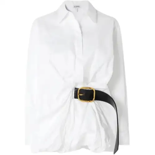 LOEWE Belted Shirt 'Optic White'