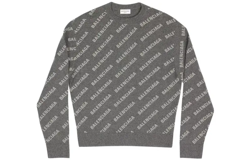 Balenciaga Mini Allover Logo sweater