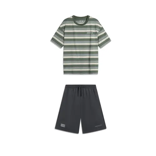 Li Ning Casual Sportswear Men's Crew Neck Moderate