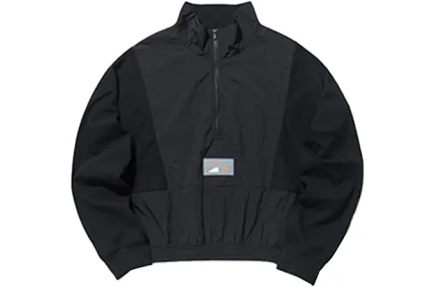 ANTA Life Collection Jackets Women's Black Stand Collar Thin