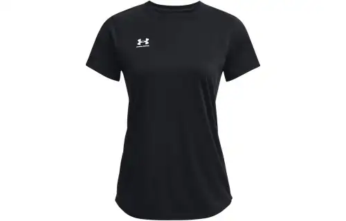 Under Armour T Shirts Women's Black Crew Neck Moderate Straight Fit