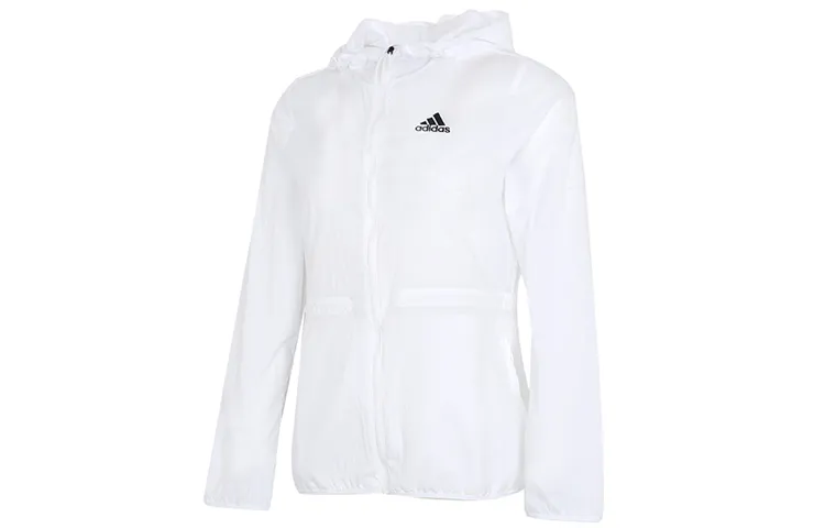 Adidas Woven Windbreaker Jacket Women's White