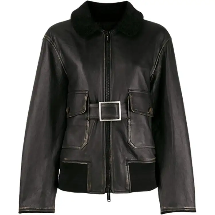 Golden Goose Jackets Women's Black Lapel Moderate Other