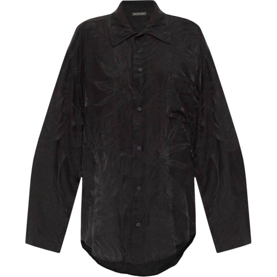 Balenciaga Collared Long Sleeve Shirt