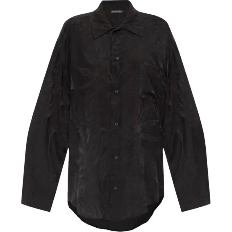 Balenciaga Collared Long Sleeve Shirt