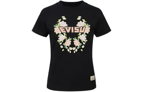 EVISU T Shirts Women's Black