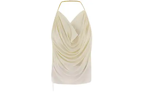 LOEWE V Neck Chained Strap Top