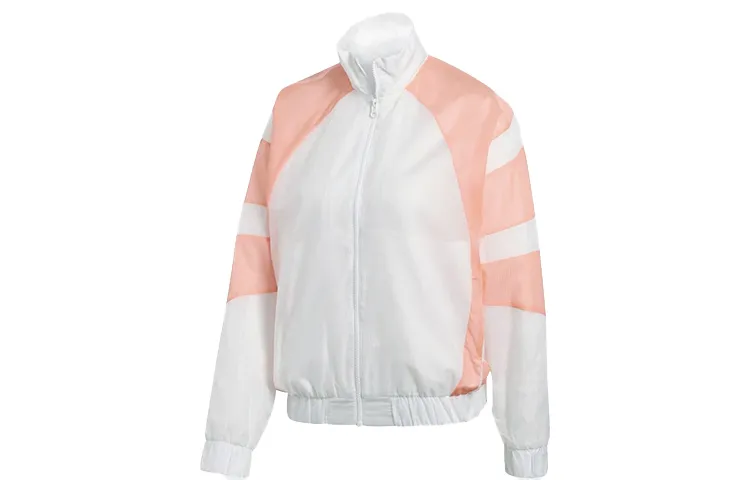 Adidas Originals EQT Jacket Women's White Pink Multicolor
