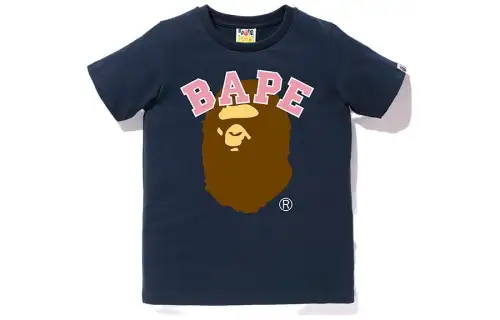 A BATHING APE T Shirts Women's Crew Neck Moderate Straight Fit