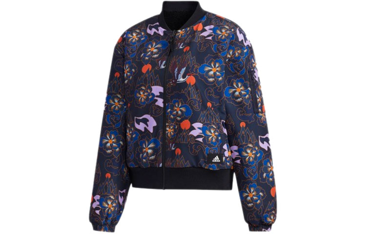 Женская куртка adidas CNY W Mic Bomber (разноцветный) — фото 1