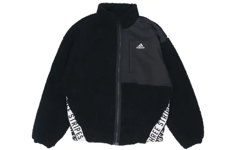 Adidas Jackets Women's Black Stand Collar Moderate Other