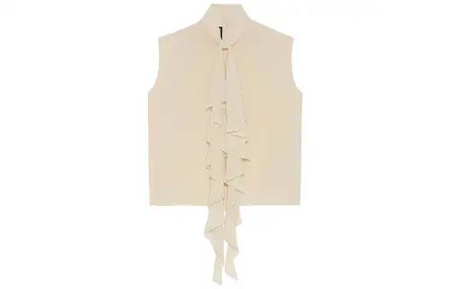 【Previous Season】sleeveless ruffled blouse