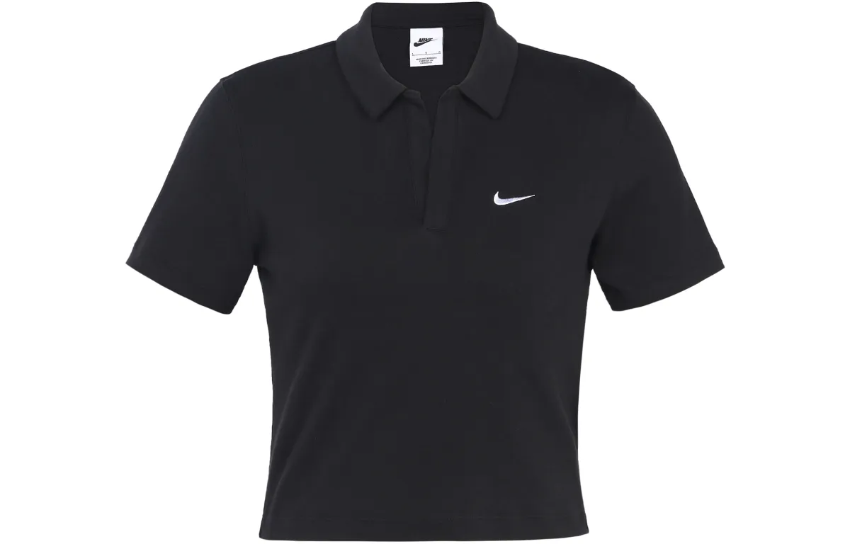 Nike Sportswear Essentials Polo Shirt Women's Black
