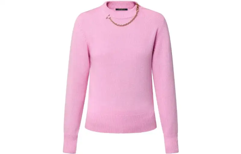 LOUIS VUITTON Chain Detail Cashmere Sweater