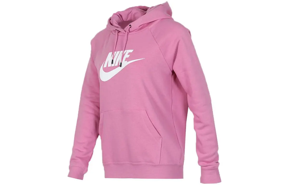 Nike Sweatshirts Women's Pink Hooded Moderate Regular