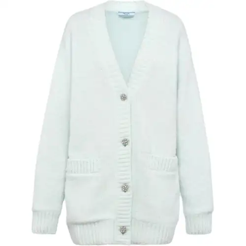 PRADA Wool V neck Cardigan