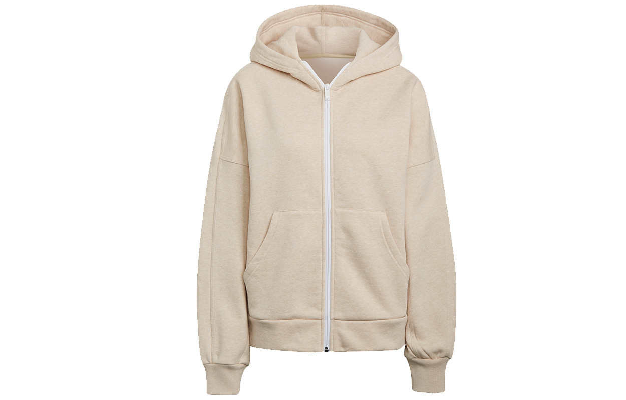 Женская куртка adidas W Sl Hd Fz (микро-белая)