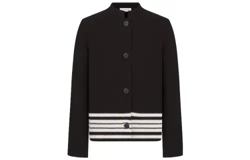 DIOR Marinière Jacket Jackets & Coats Women's Black