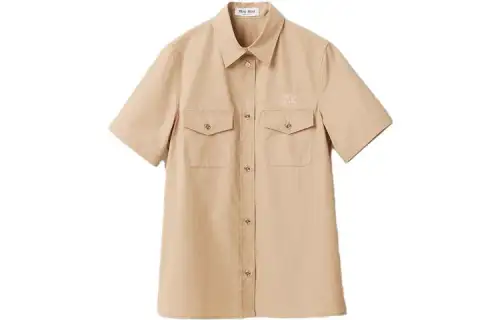 MIU MIU Shirt Women's Gray Rope