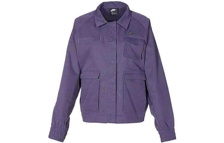 Nike Jackets Women's Purple Square Collar Moderate