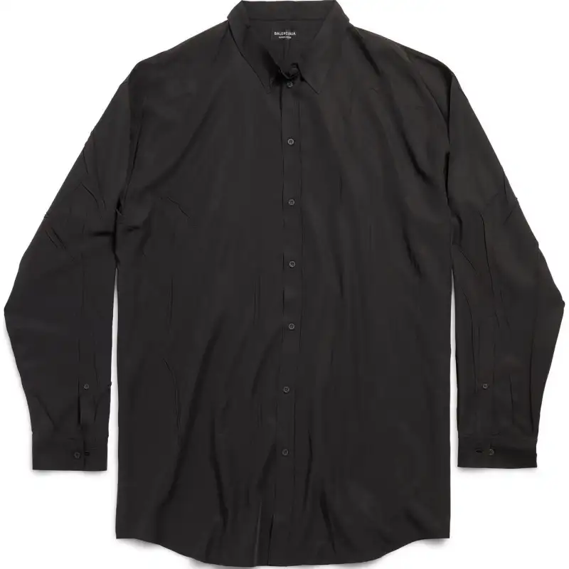 Balenciaga Collared Long Sleeve Shirt