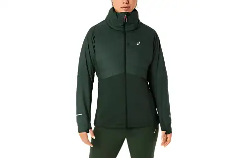 ASICS Jackets Women's Green Turtleneck Moderate Other