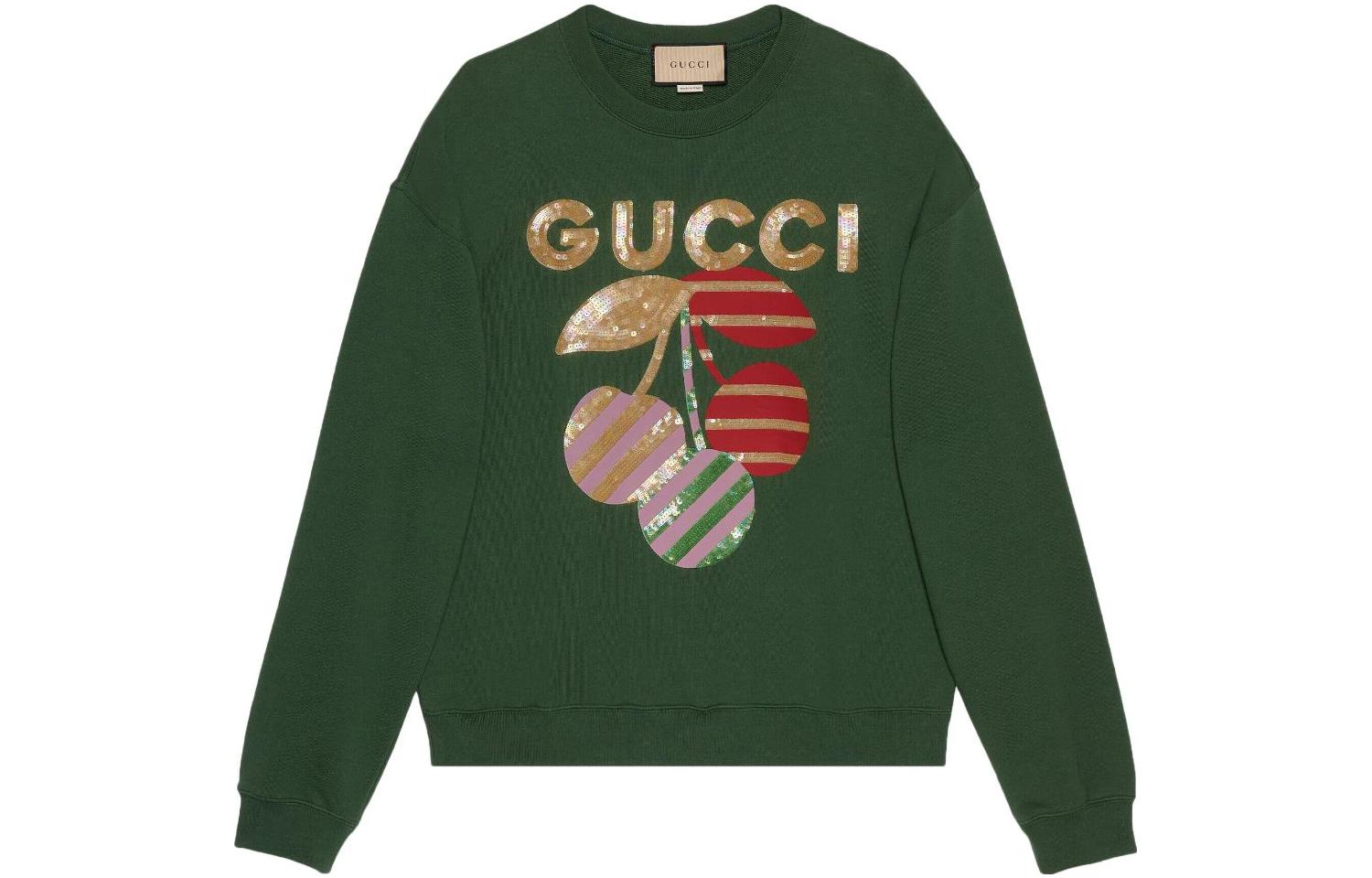 Женское худи Gucci SS23 (зеленое)