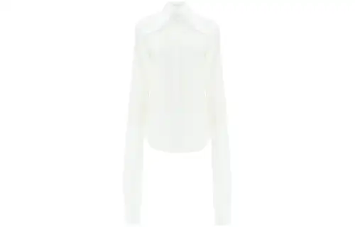 【Zoomed ImageryPrevious Season】long-sleeve silk shirt