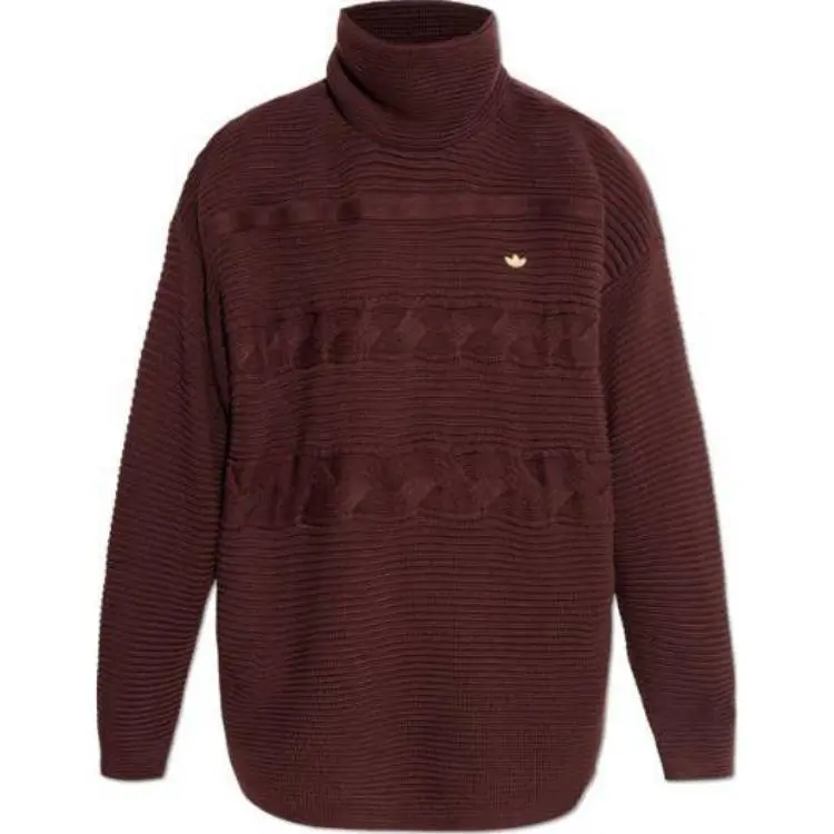 Adidas Premium Oversized Knit Turtleneck Jumper