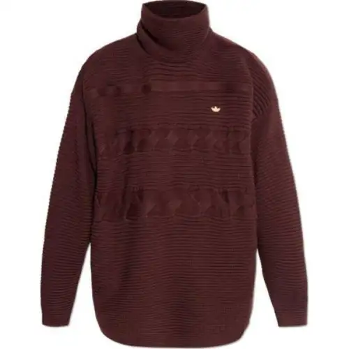 Adidas Premium Oversized Knit Turtleneck Jumper