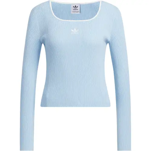 Adidas Originals ADICOLOR LS SWEATER Knitwear Women's Pink Blue