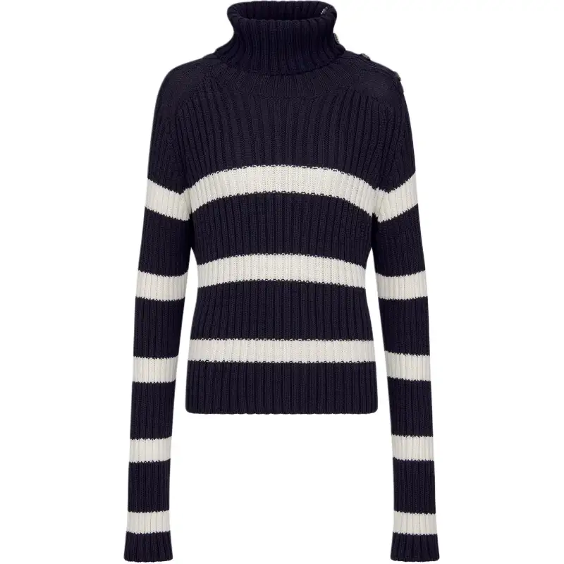 DIOR Knitwear Women's Navy Turtleneck Moderate Other