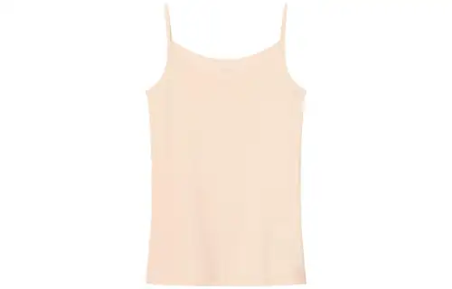 UNIQLO Camisoles Women's Beige Crew Neck Moderate Other