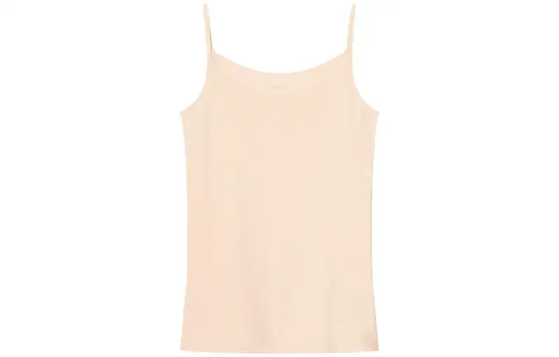 UNIQLO Camisoles Women's Beige Crew Neck Moderate Other