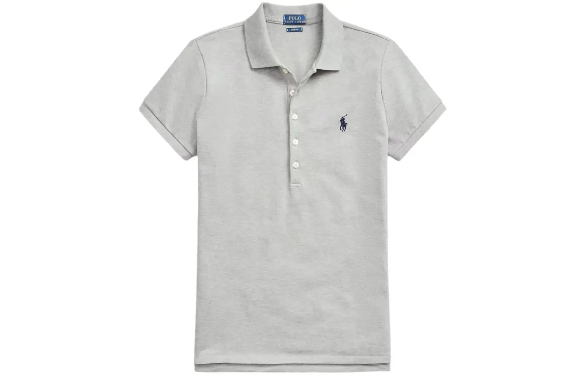 Polo Ralph Lauren SS24 Polo Shirt Women's Gray