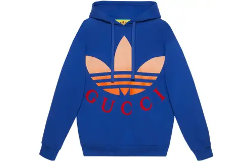 GUCCI x Adidas Originals Collaboration FW223 Sweatshirt Women's Blue