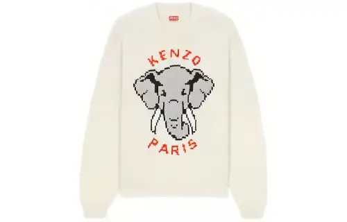 KENZO Elephant Intarsia Jumper