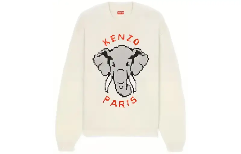 KENZO Elephant Intarsia Jumper