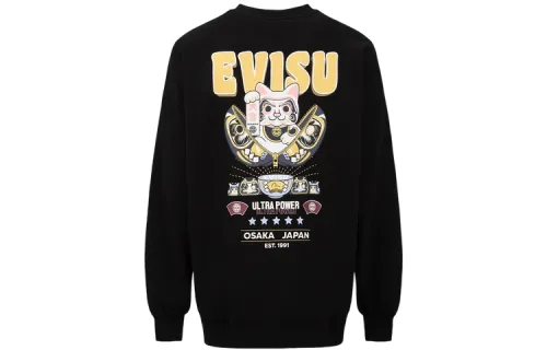 EVISU Sweatshirts Women's Crew Neck Moderate Regular