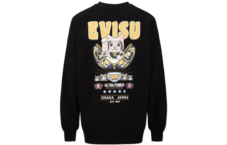 EVISU Sweatshirts Women's Crew Neck Moderate Regular