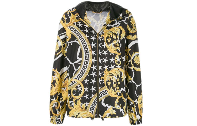 Женская куртка Versace Print Jacket (черная)