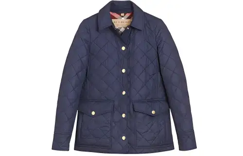 Burberry Quilting Jacket Women's Marine Blue