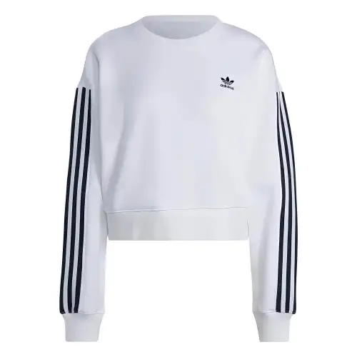 Adidas Originals Drop Shoulder Sleeve T Shirt Women's White