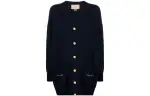 GUCCI Knitwear Women's V Neck Moderate Cardigan