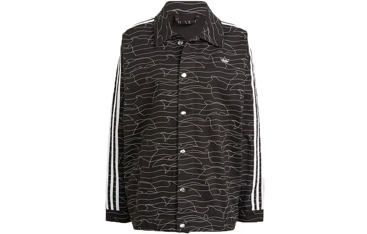 Adidas Originals Facts Jackets Women's Black Lapel Moderate Other
